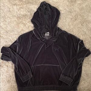 Victoria's Secret Men's Dark Gray Hoodie Sweater